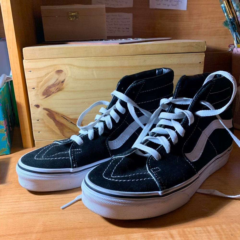 Vans high top black